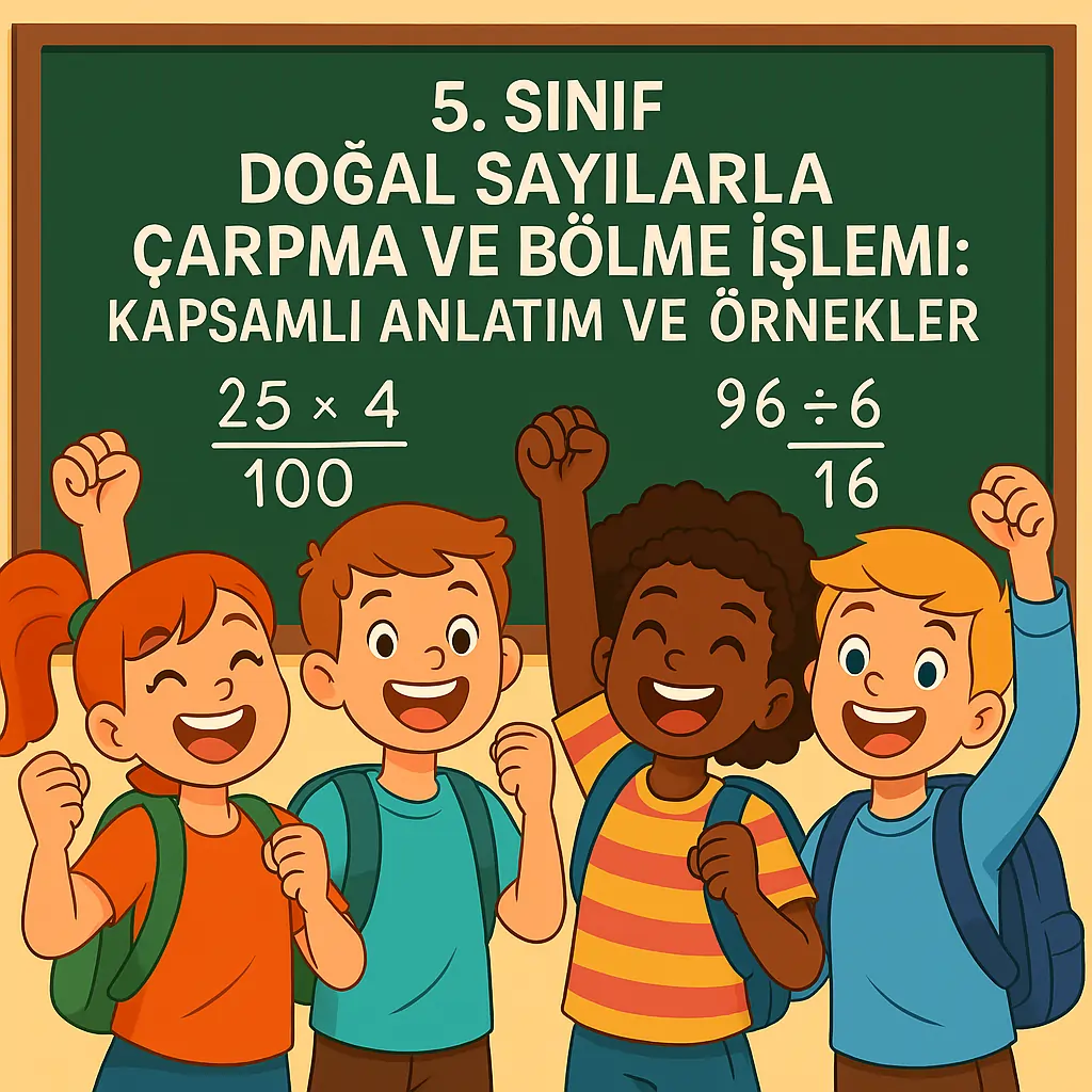 5. sınıf doğal sayılarla çarpma ve bölme işlemi konu anlatımı.
