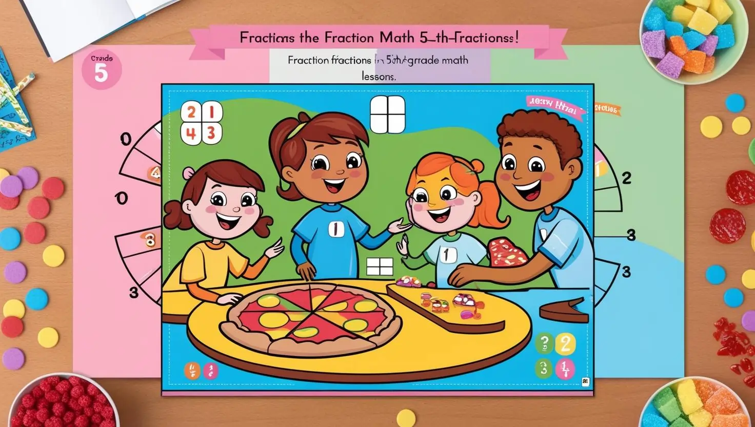 5. sınıf öğrencileri eğlenceli bir şekilde pizza ve kesir bloklarıyla kesirleri öğreniyor.