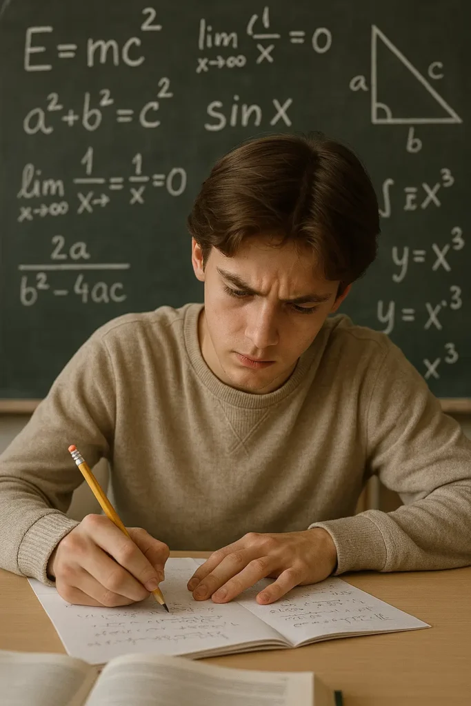 Etkili Matematik Soru Çözüm Teknikleri ile soru çözen bir öğrenci